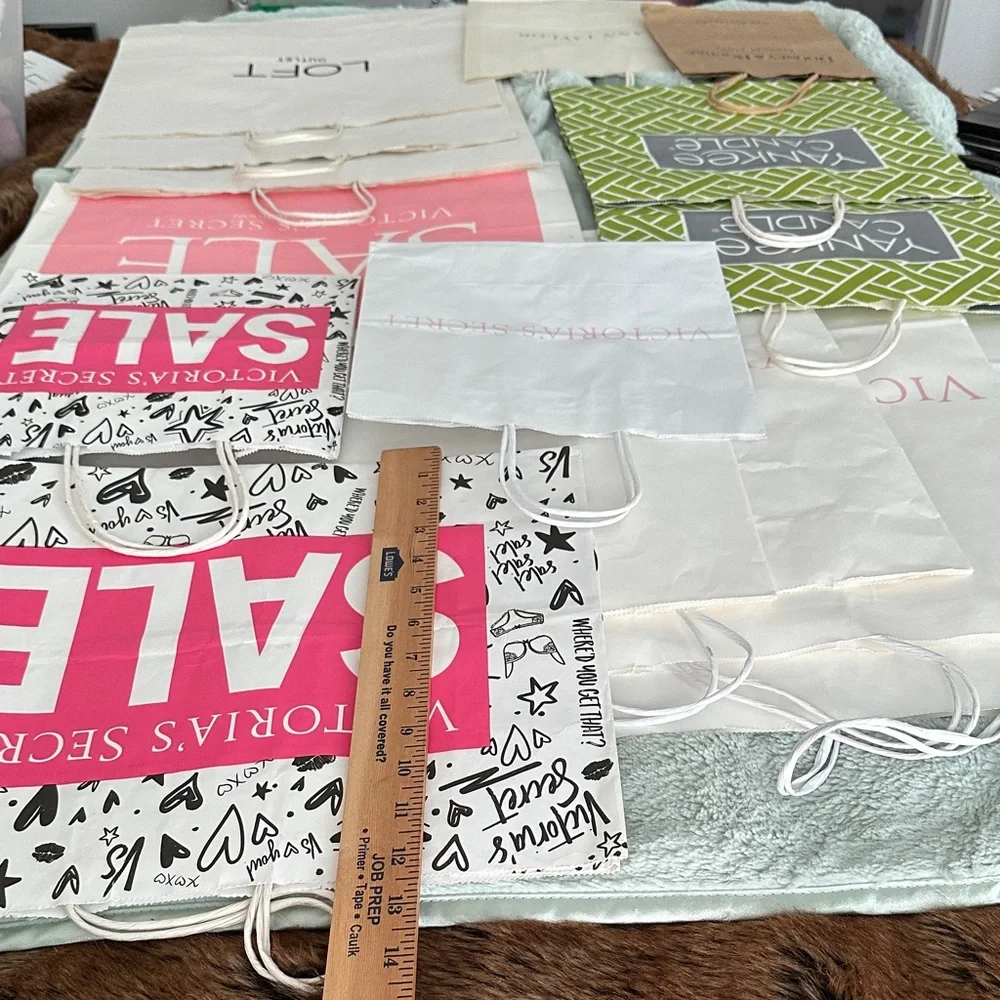 15 Empty Paper Gift Bags